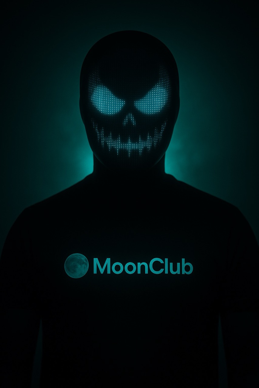 Moon Club Coin MoonClub Moon Club Logo Moon Club Mit Krypto Geld verdienen Krypto Kurs Krypto Akademie PhantomX Coach