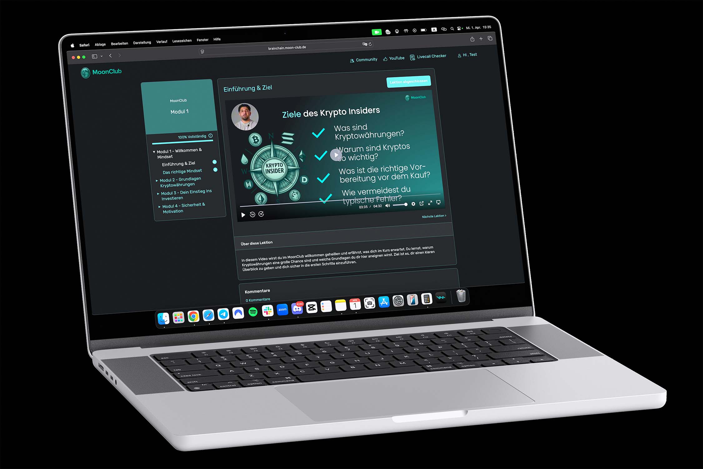 Moon Club Coin MoonClub Moon Club Logo Moon Club Mit Krypto Geld verdienen Krypto Kurs Krypto Akademie
